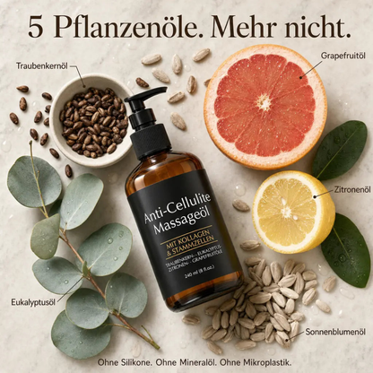 Anti-Cellulite Massageöl mit Kollagen & Stammzellen