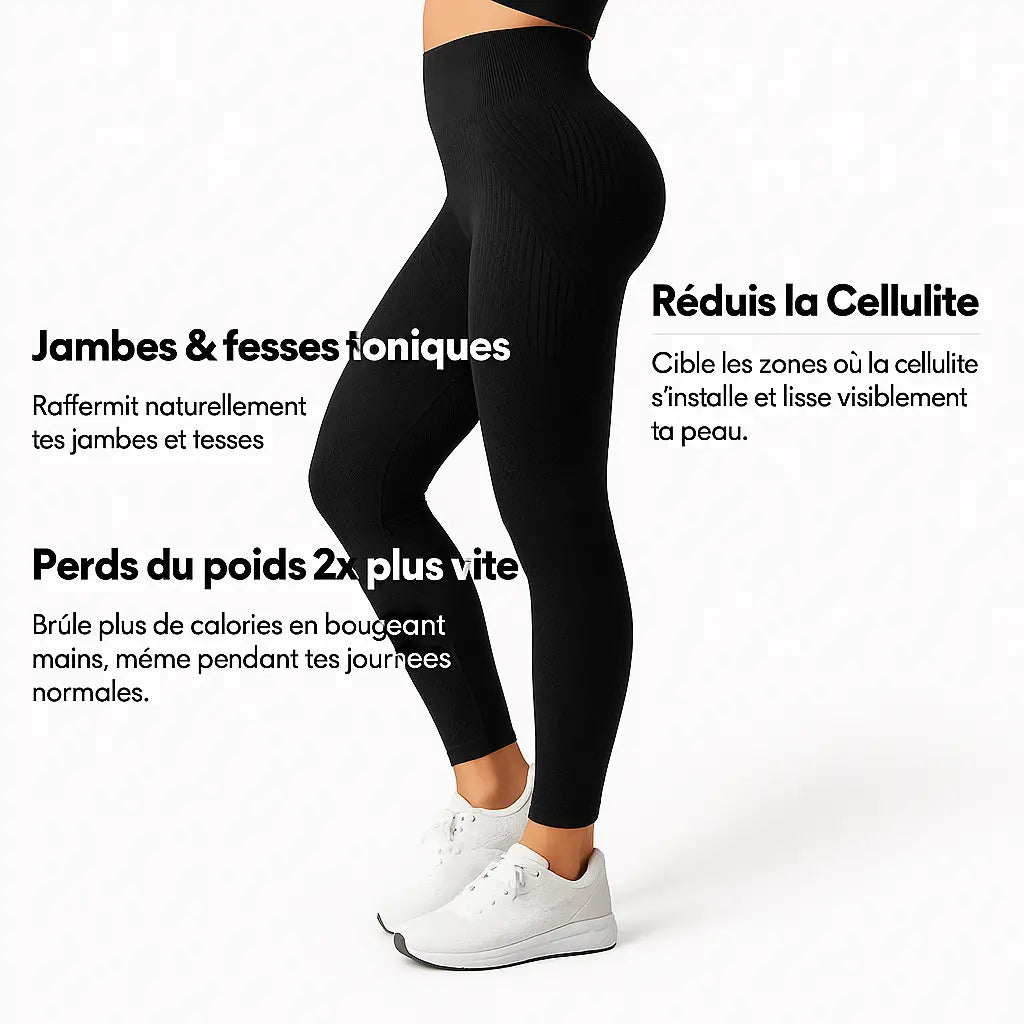Leggings 3D - Noir CelluLisse®